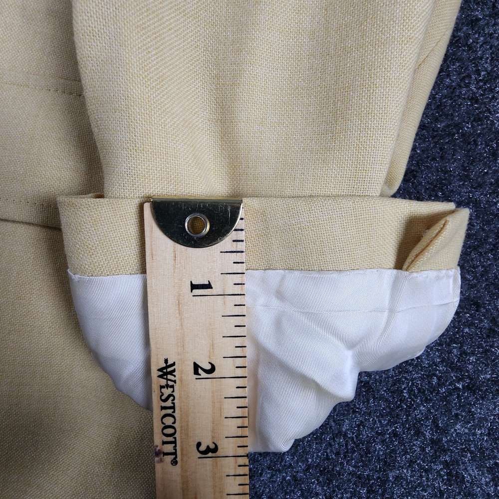 VTG Jack Nicklaus Golden Bear Sport Coat Mens 42R Yellow Blazer Shulman's - Picture 14 of 15
